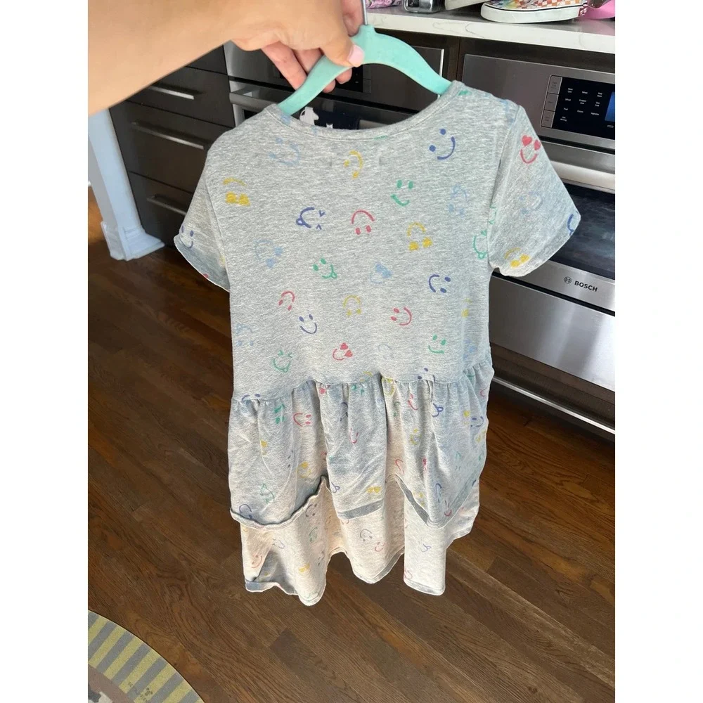 Tucker & Tate rainbow smiley faces dress girls 7‎